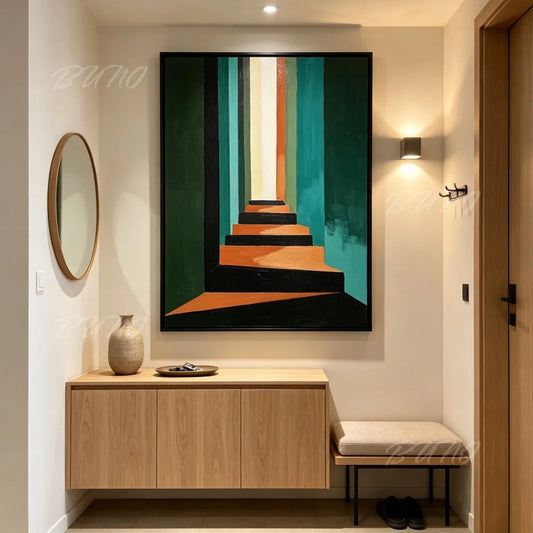 Mid-Century Modern Geometric Art