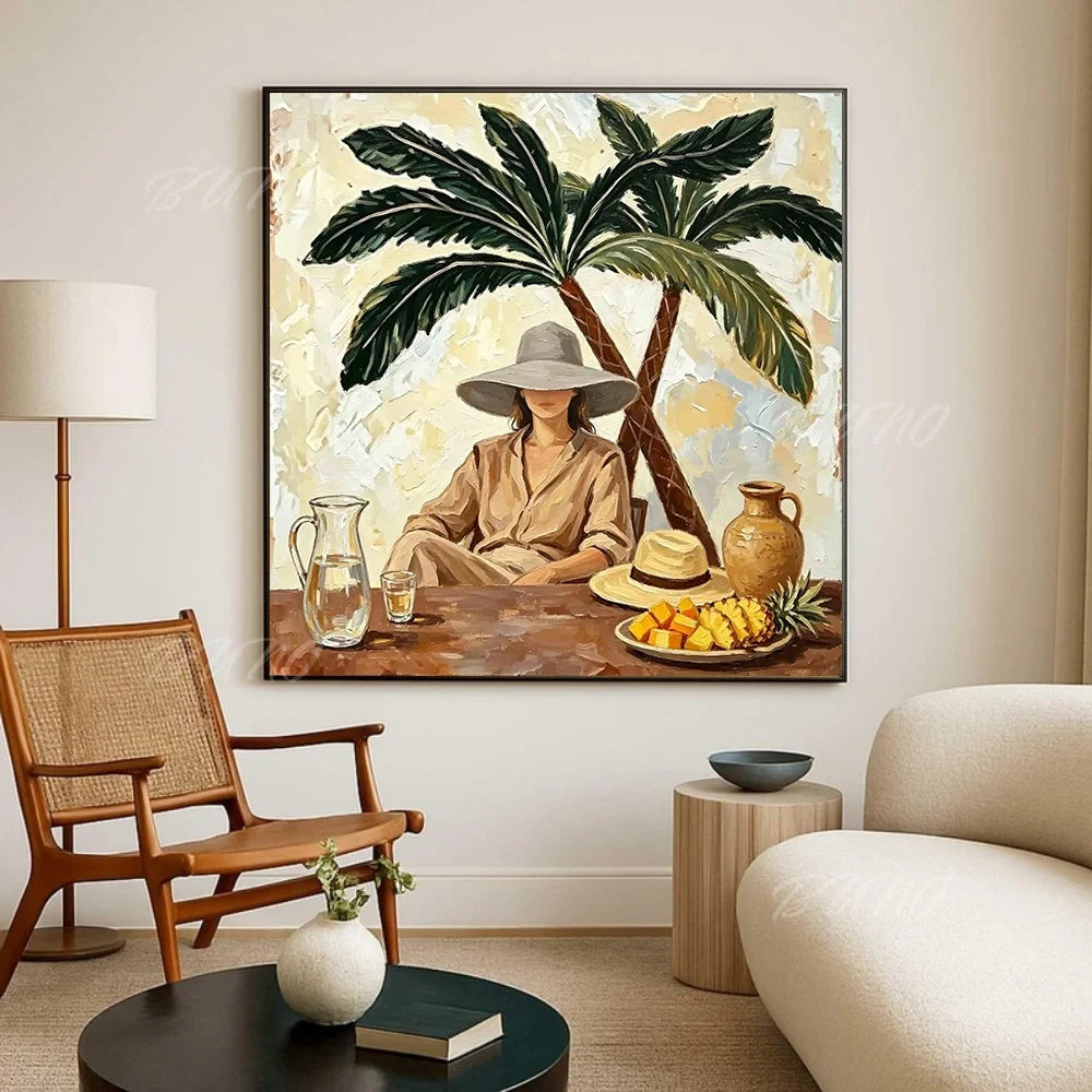 Modern Lady Figure Painting
