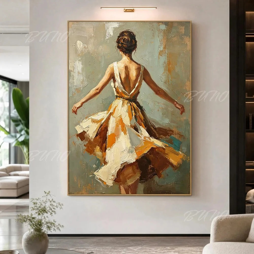 Palette Knife Dancer Art