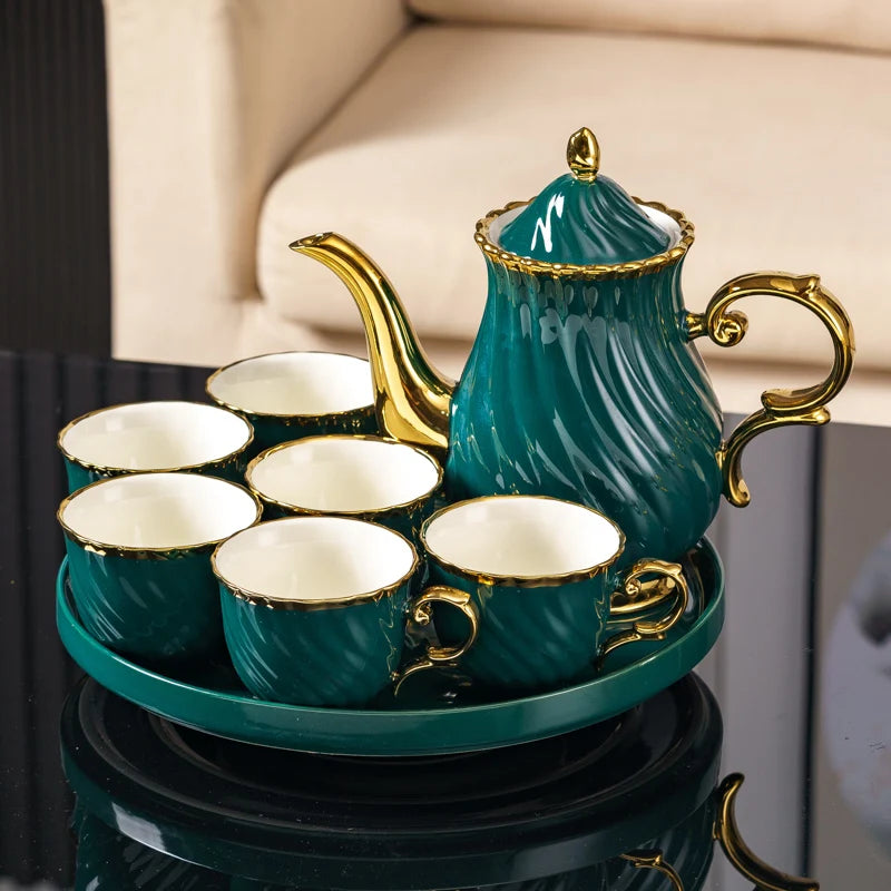 Coffee Cup and Tray Set