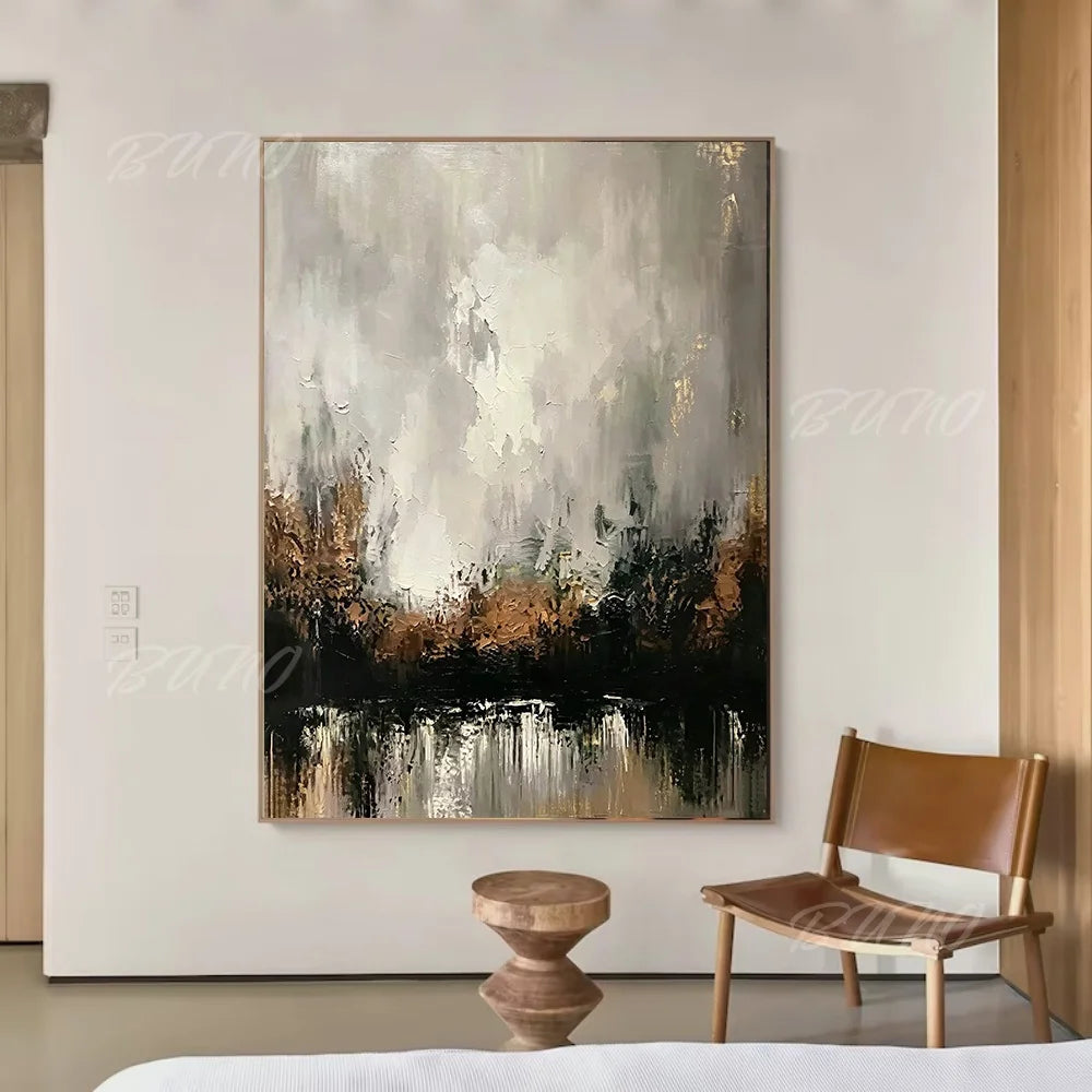 Misty Autumn Landscape Art