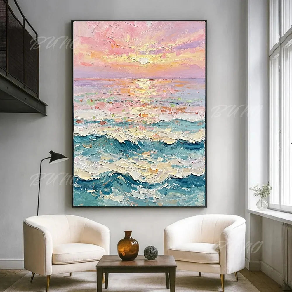 Thick Impasto Palette Painting