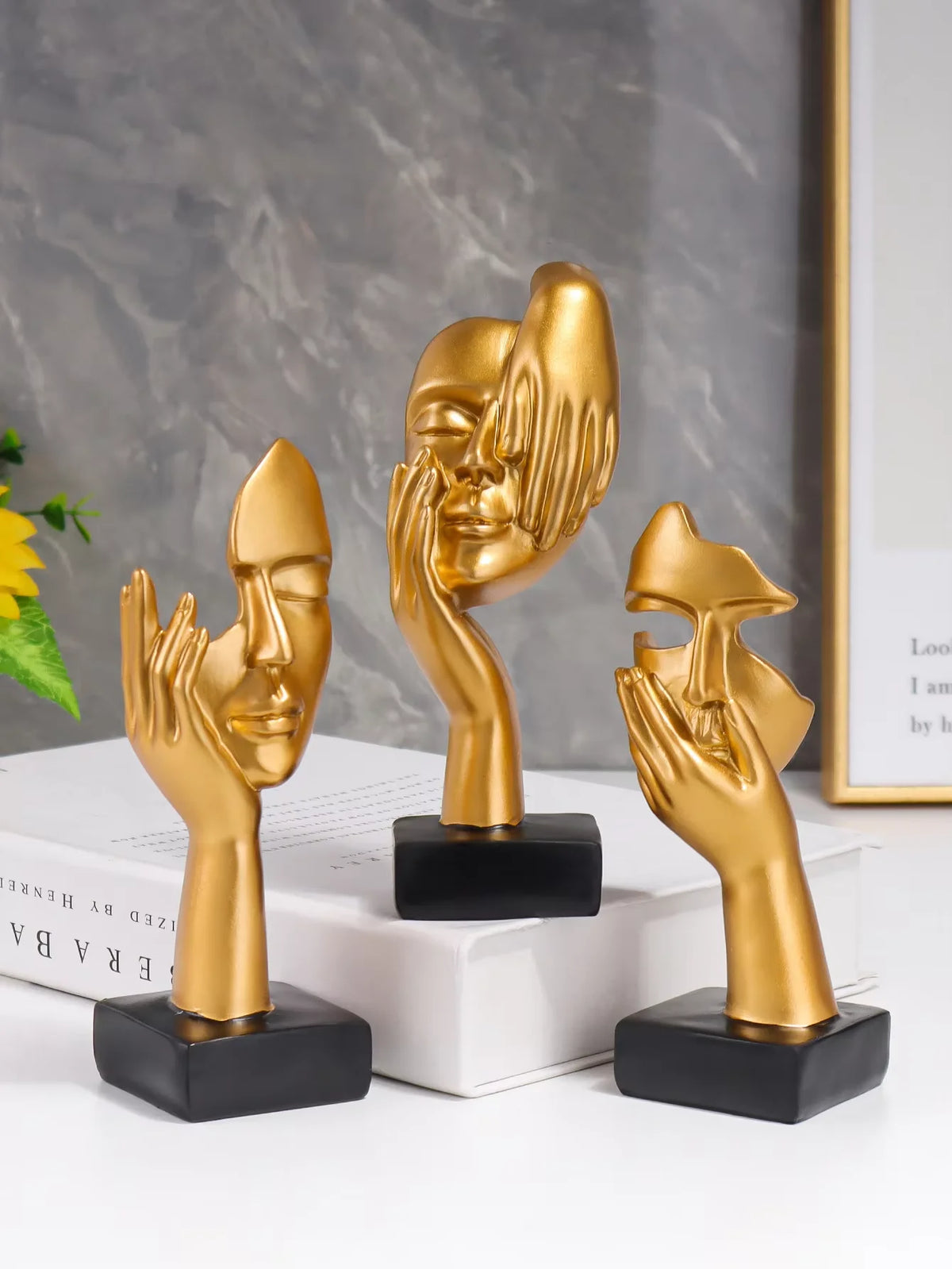 Nordic Mask Resin Figurine