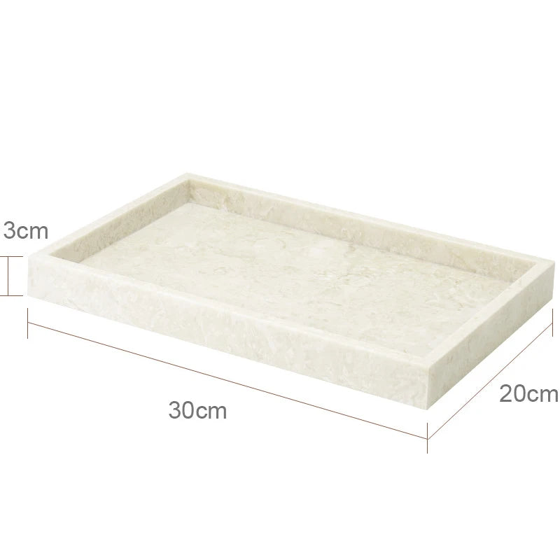 Emperador Light Marble Bath Set