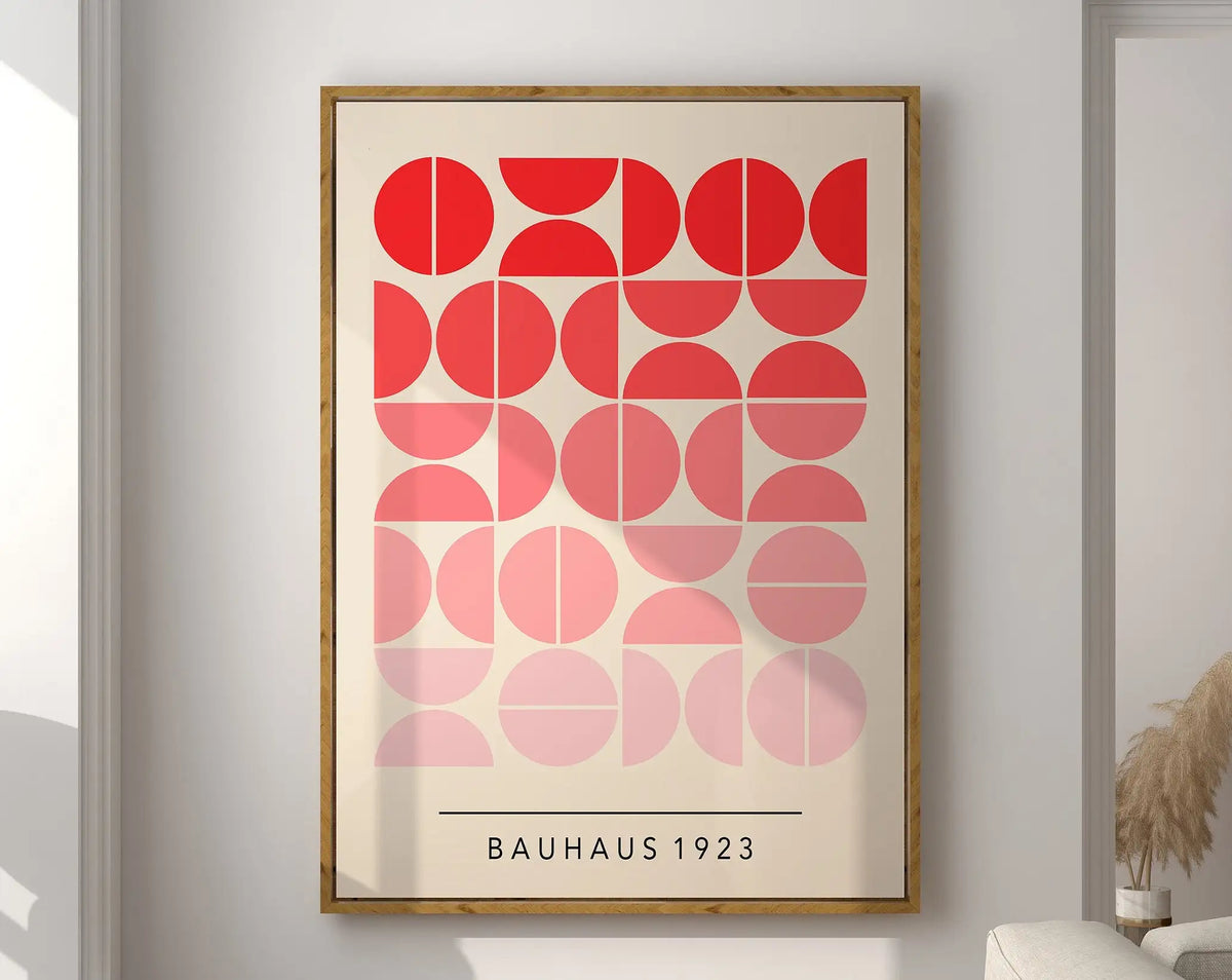 Bauhaus Geometric Poster