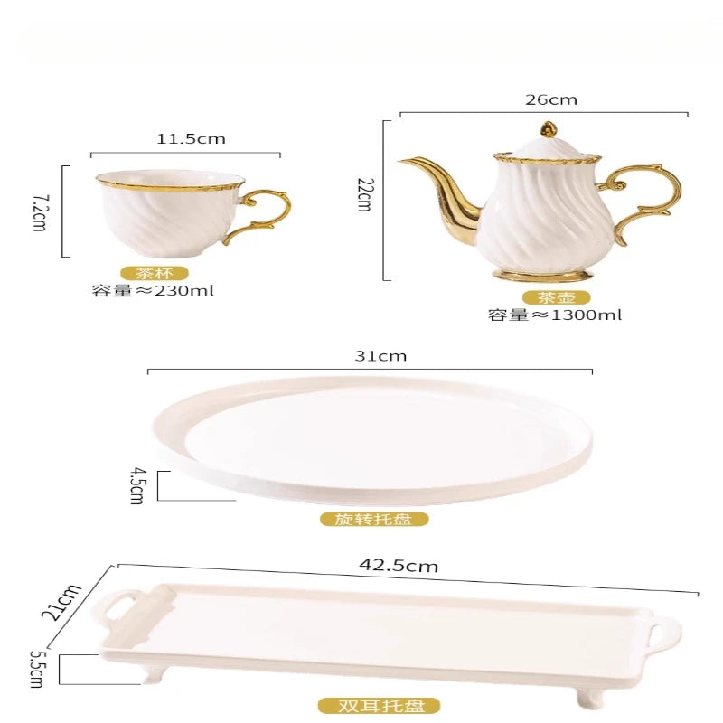 Coffee Cup and Tray Set
