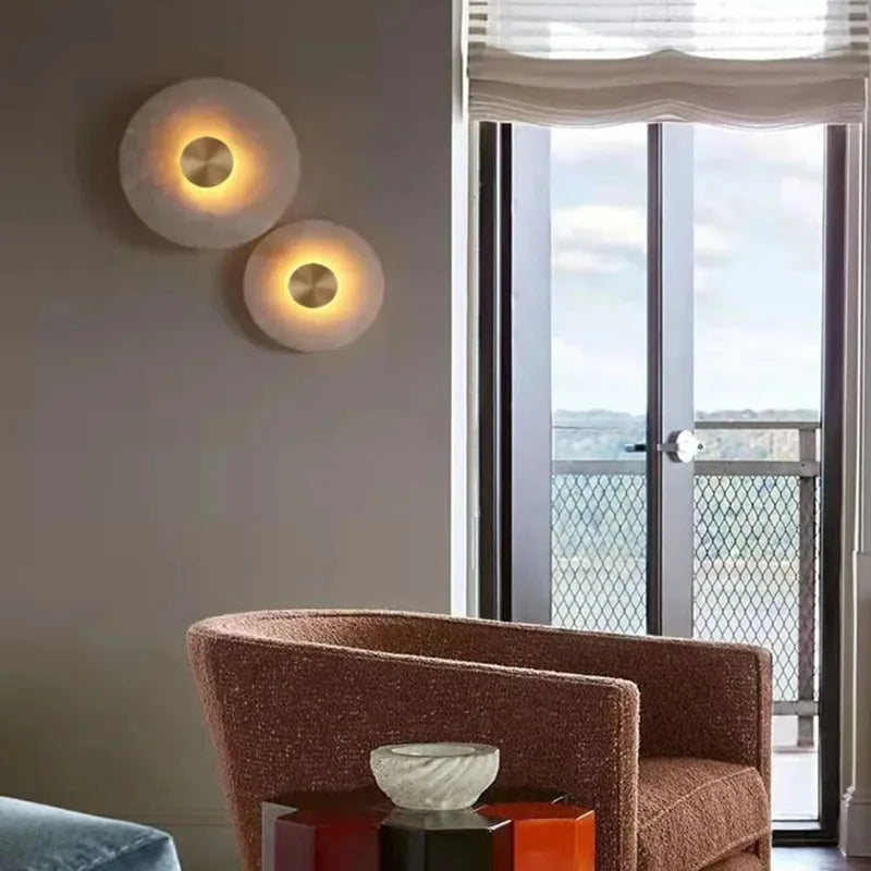 Spanish Natural Marble LED Wall Lamp