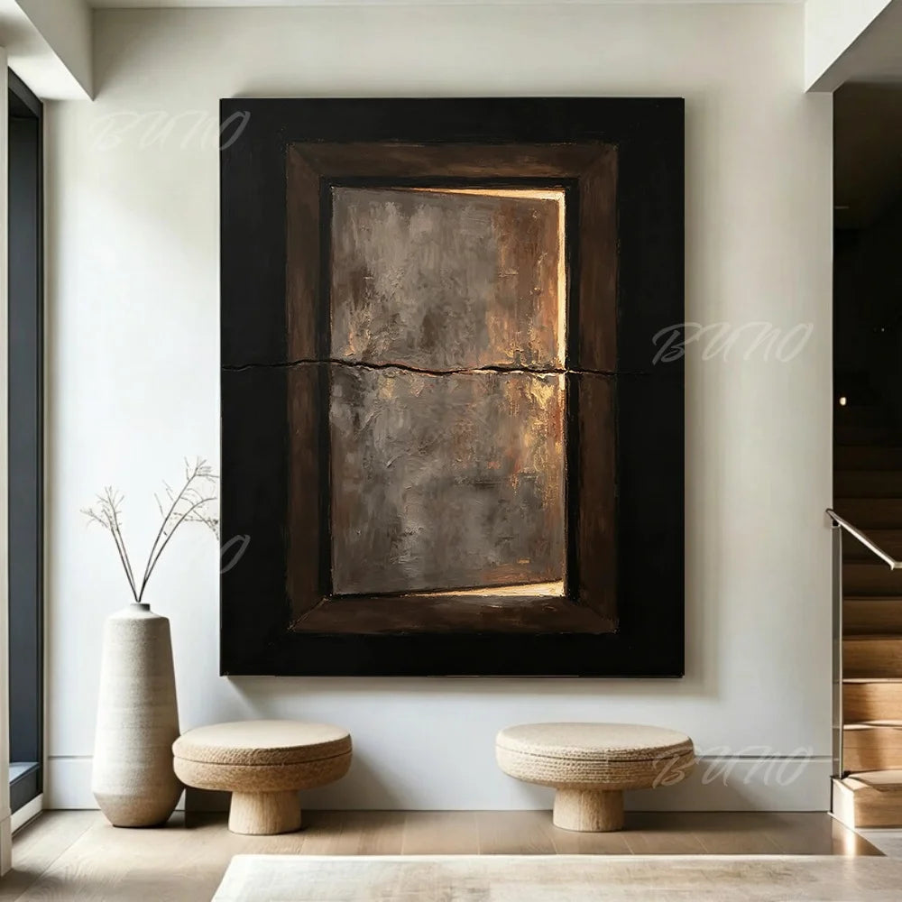 Minimalist Black Canvas Art