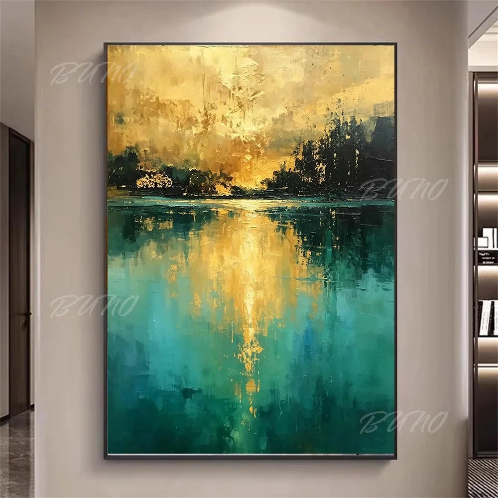 Lake View Palette Painting