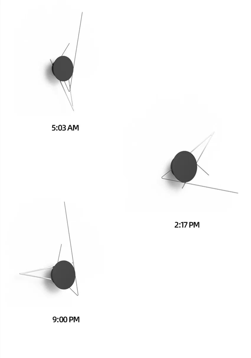 Wall Clock Art Decorate Mute