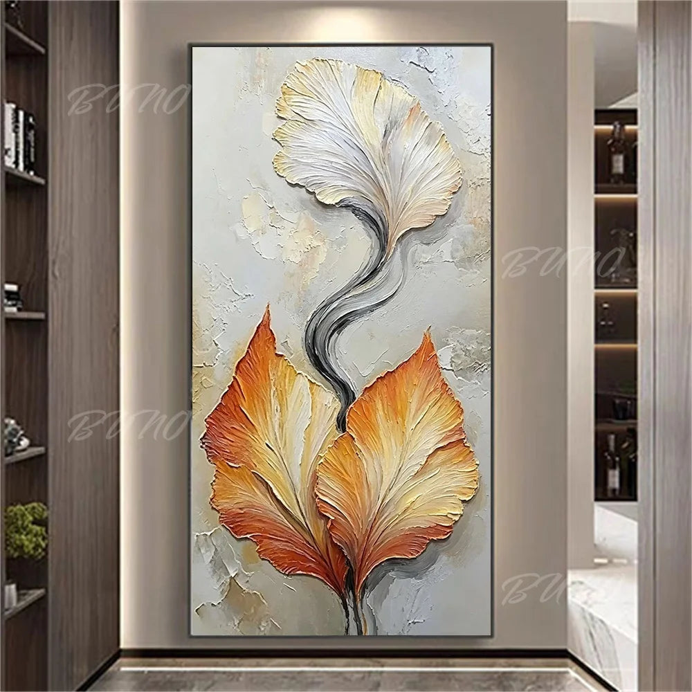 Luxury Gold Floral Painting