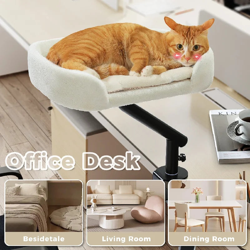 Rotating Cat Desk Bed