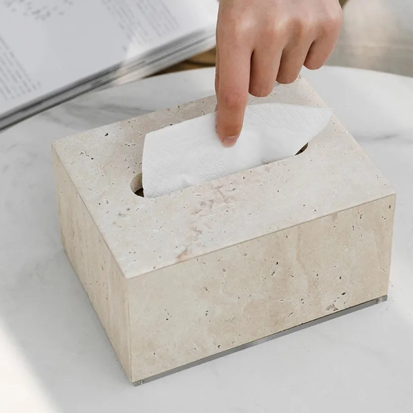 Nordic Marble Tissue Box