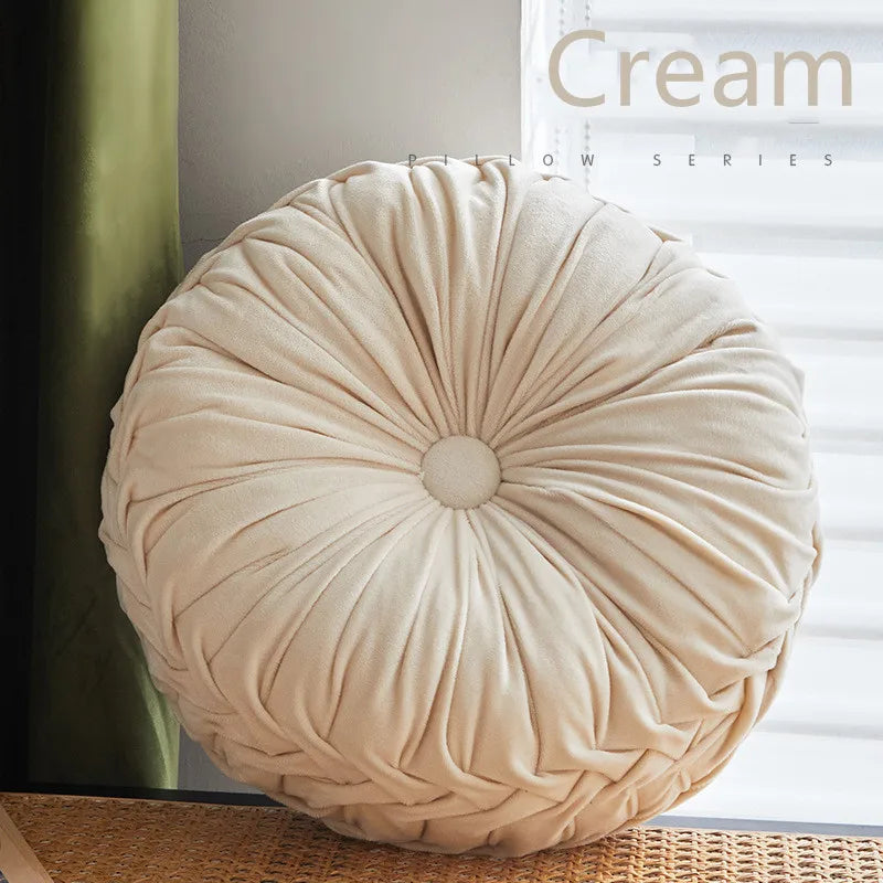 Red Velvet Pumpkin Cushion