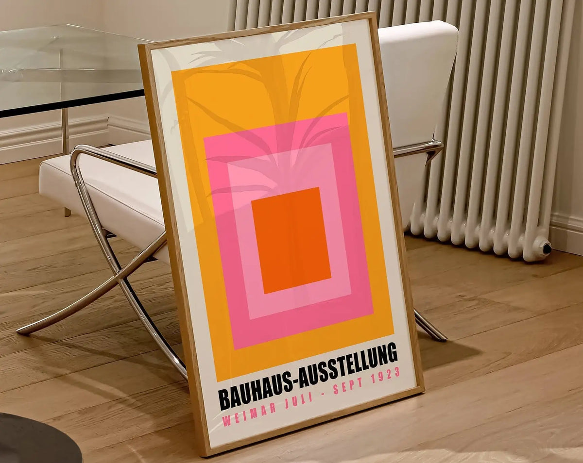 Bauhaus Geometric Poster