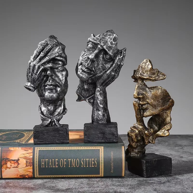 Silent Trio Mini Sculptures