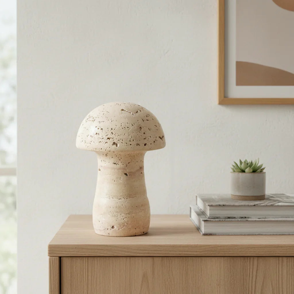 Travertine Accent Ornament