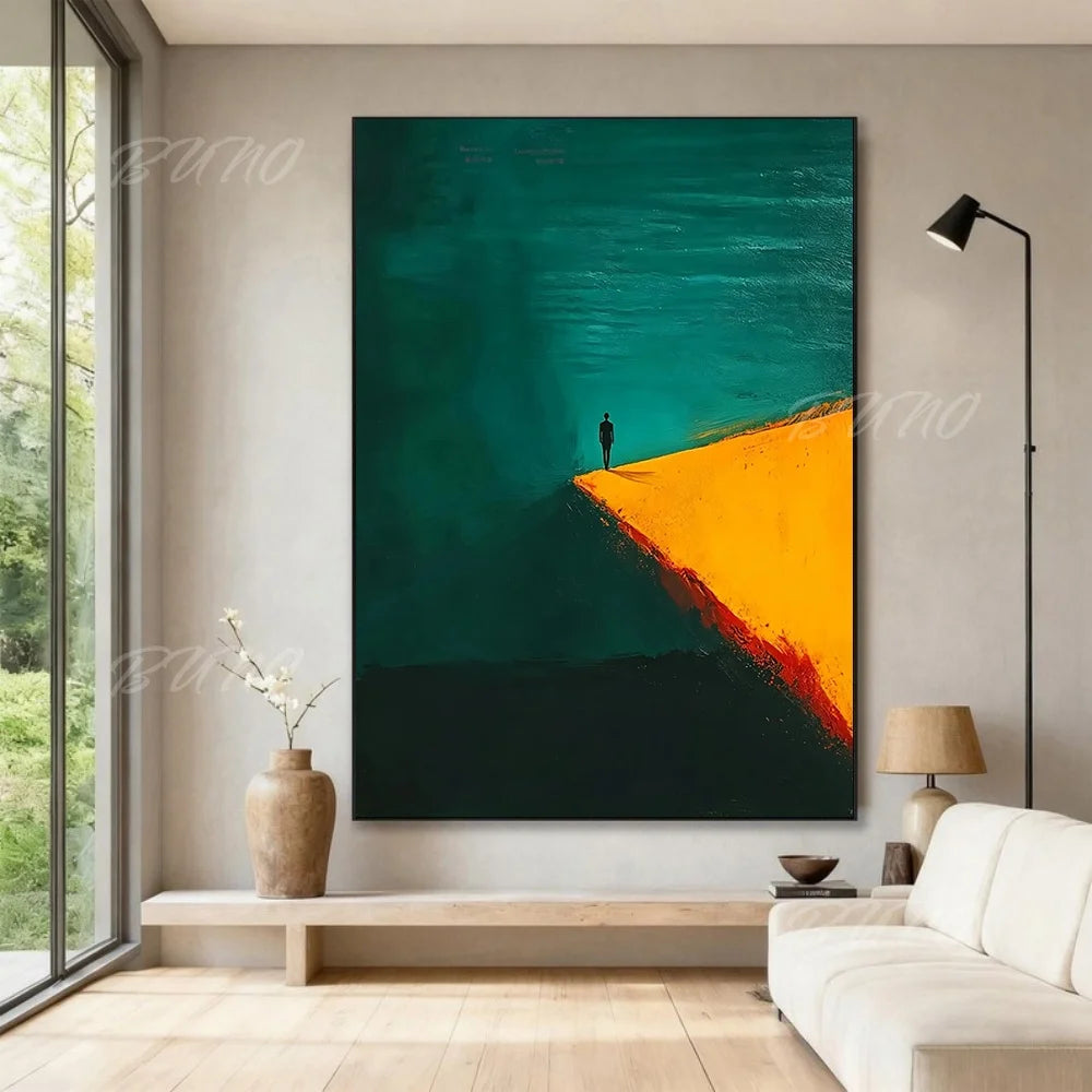 Surreal Minimalist Figure Art