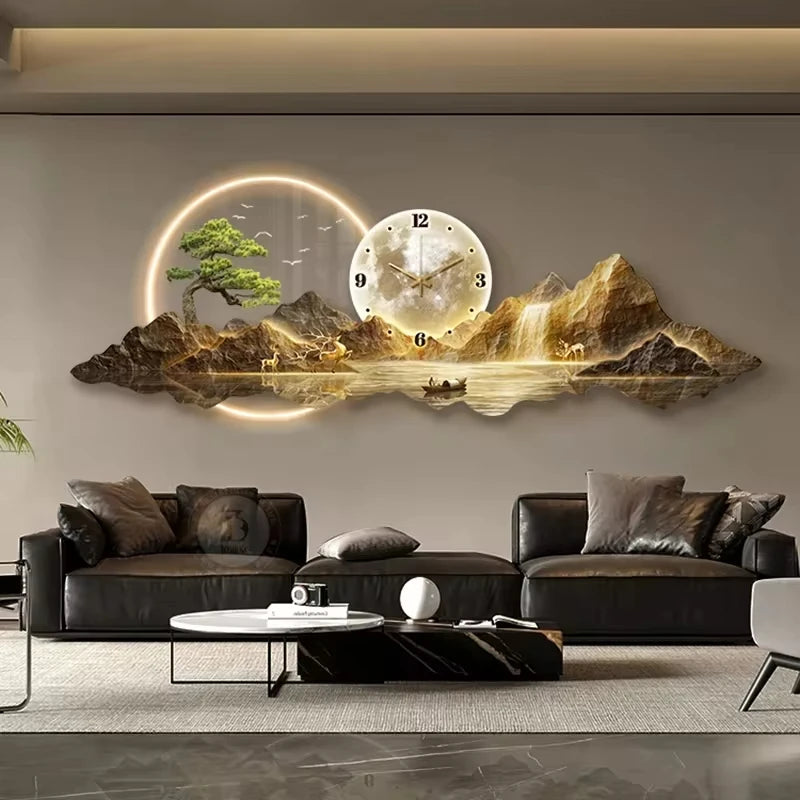 Minimalist LED Wall Clock