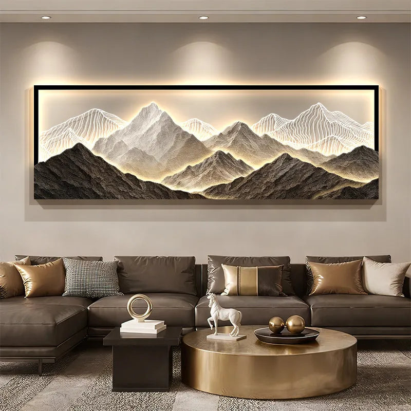 Mountain Backdrop Wall Light