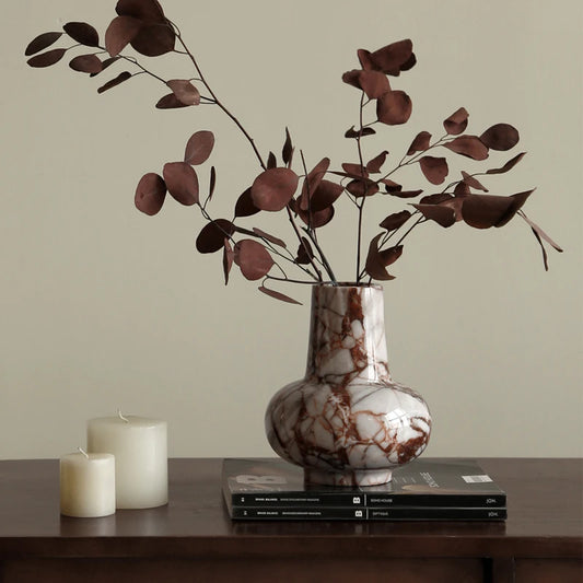 Calacatta Red Marble Vase