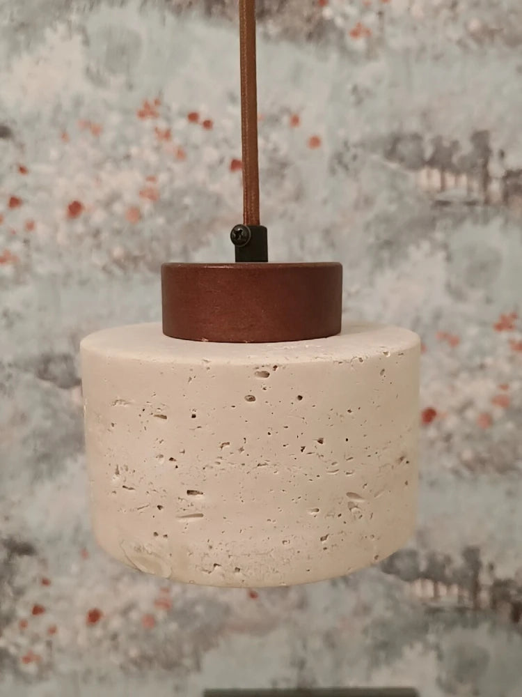 Yellow Cave Stone Pendant Lamp