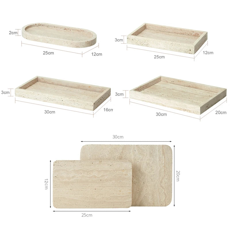 Travertine Tray