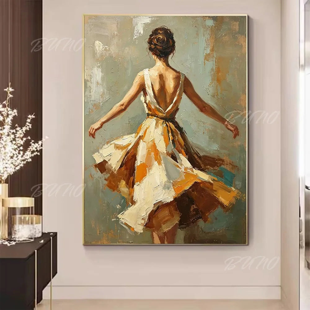 Palette Knife Dancer Art