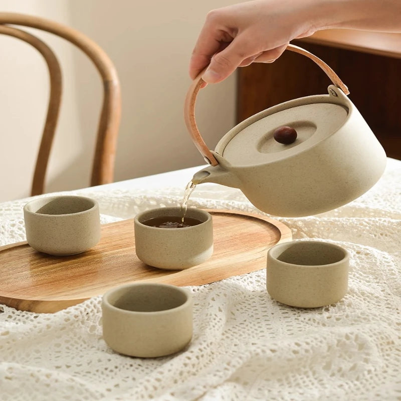 Retro Ceramic Tea Sets Cold