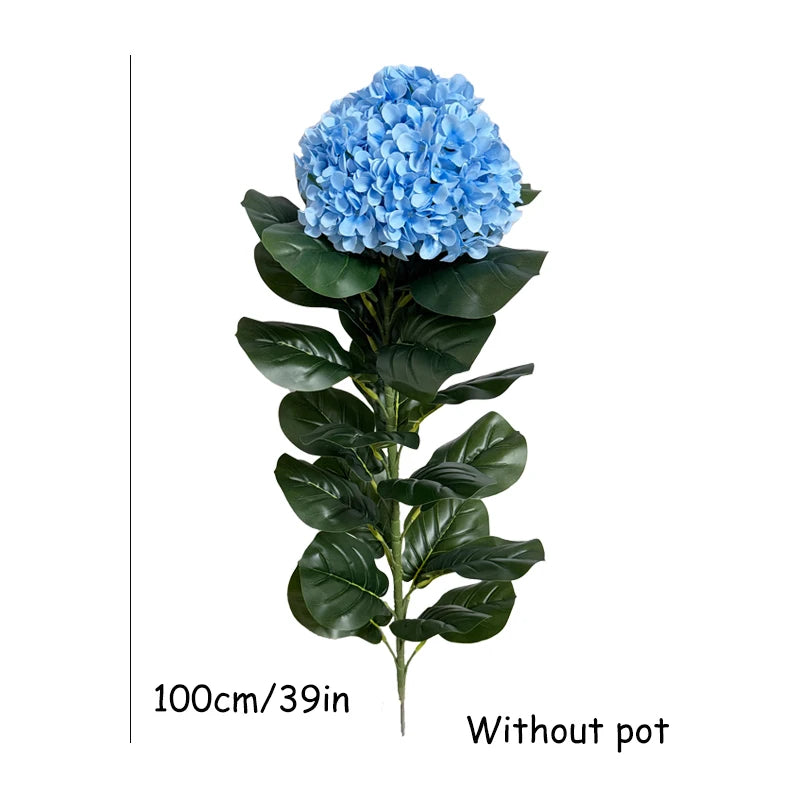 Artificial Hydrangea Tree Faux Potted