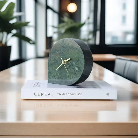 Stone Mantel Clock