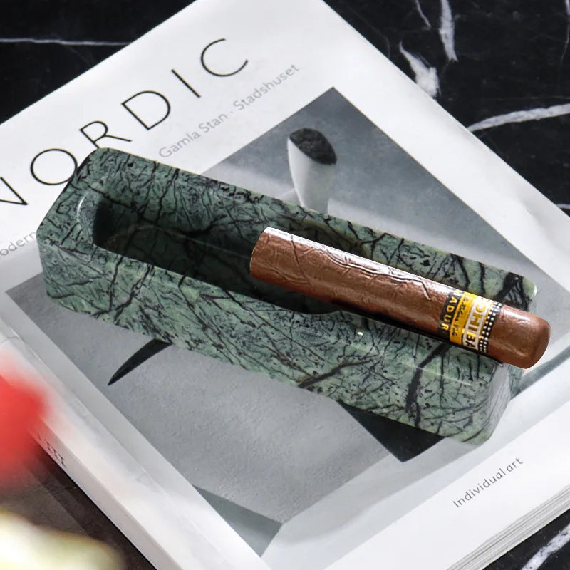 Natural Marble Cigar Ashtray
