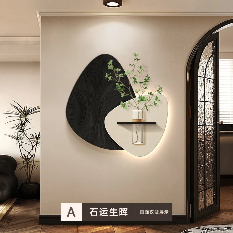 Green Plant Sandstone Mural