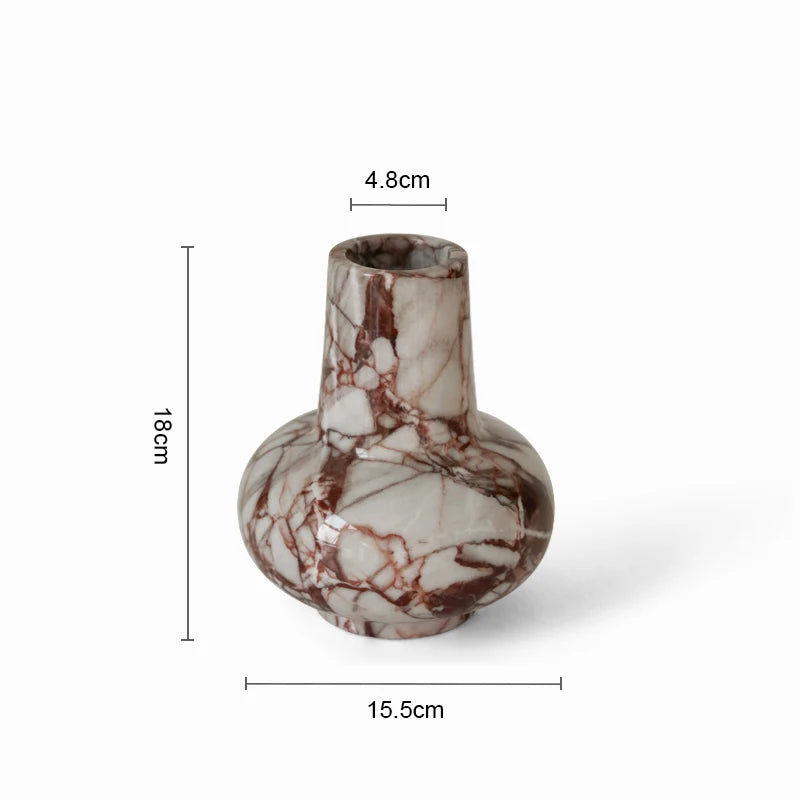 Calacatta Red Marble Vase