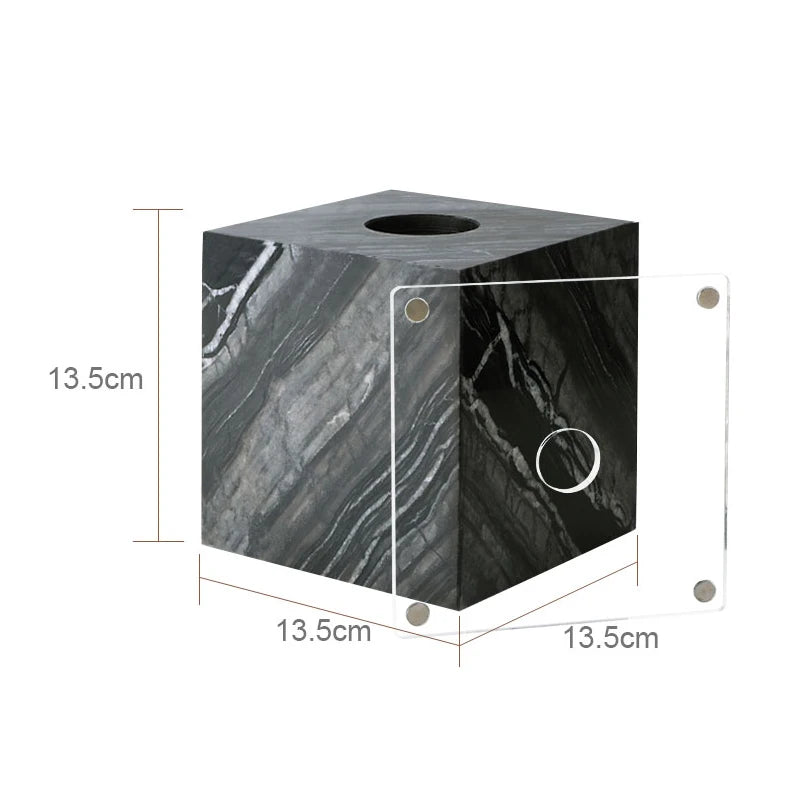 Tree Black Natural Marble Bathroom