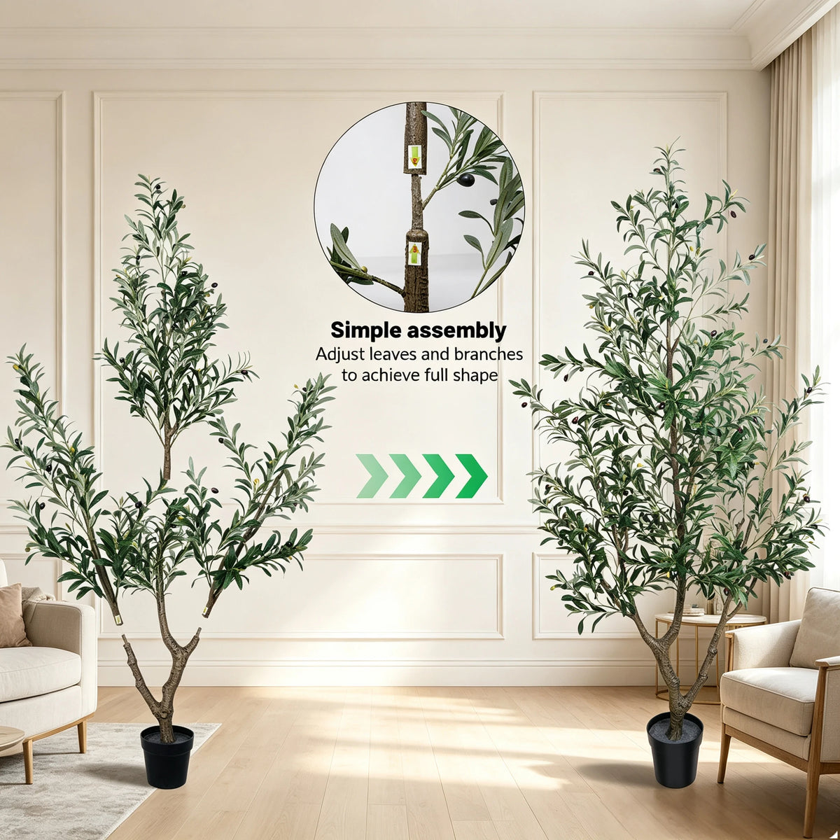 Artificial Olive Tree PE Real