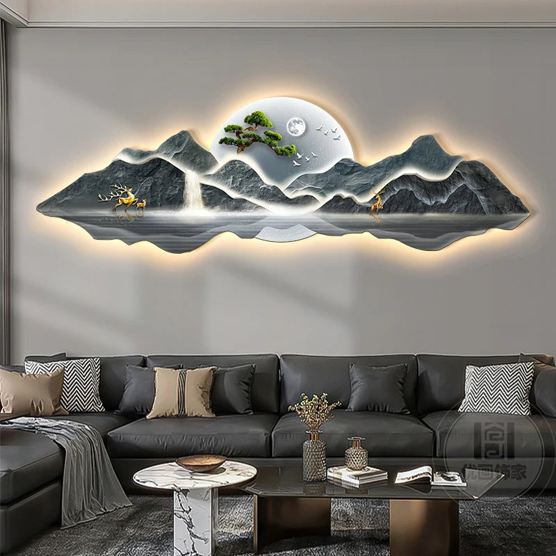 New Chinese 3D Wall Panel