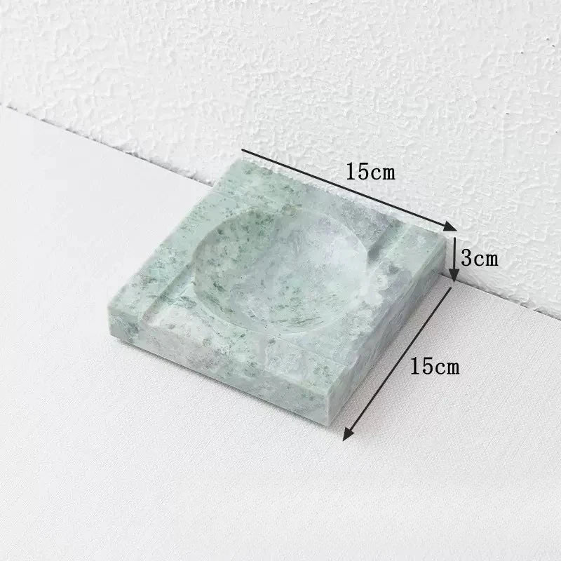 Square Marble Cigar Ashtray