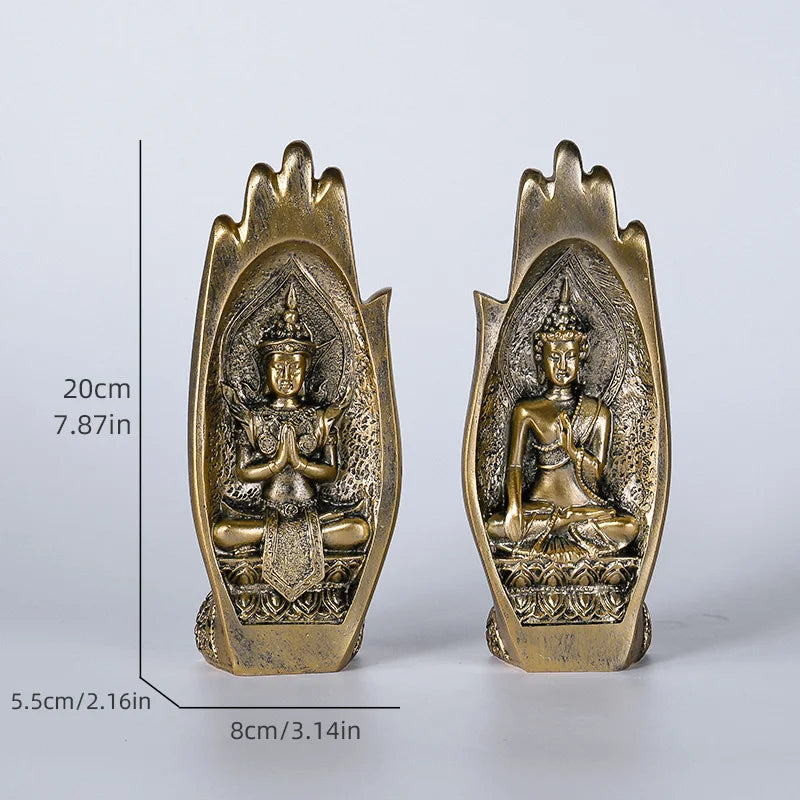 Palm Buddha Statue