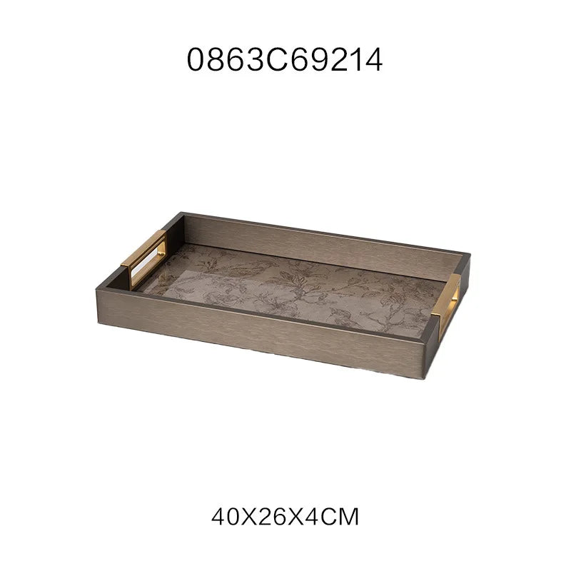Gilded Branch Tray