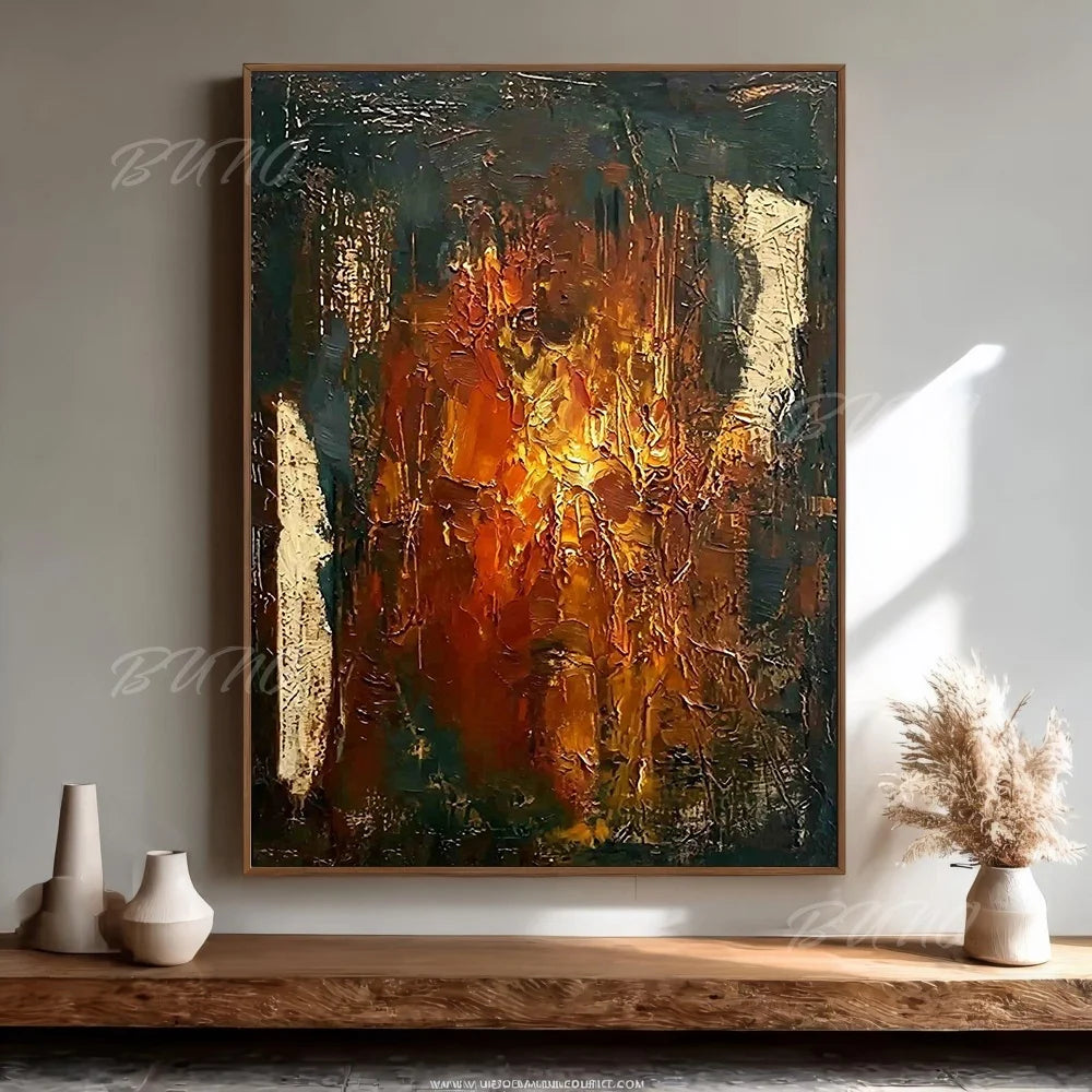 Modern City Textured Art