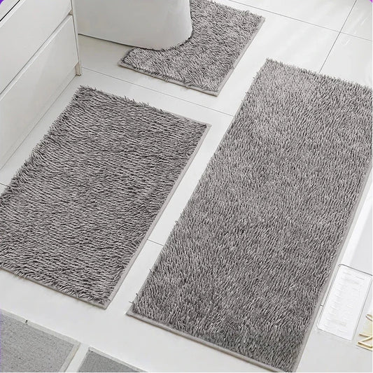 Chenille Bath Mat Set