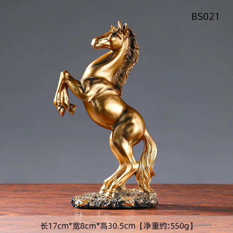 Victory Horse Resin Statue