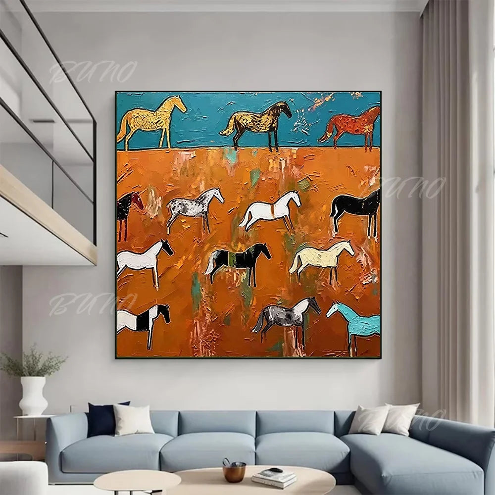 Modern Coastal Textured Painting