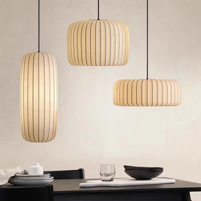 Wabi-Sabi Fabric Chandelier