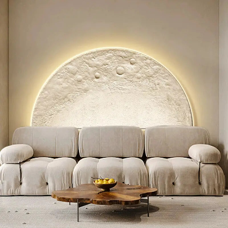 Moon Sandstone Mural Light