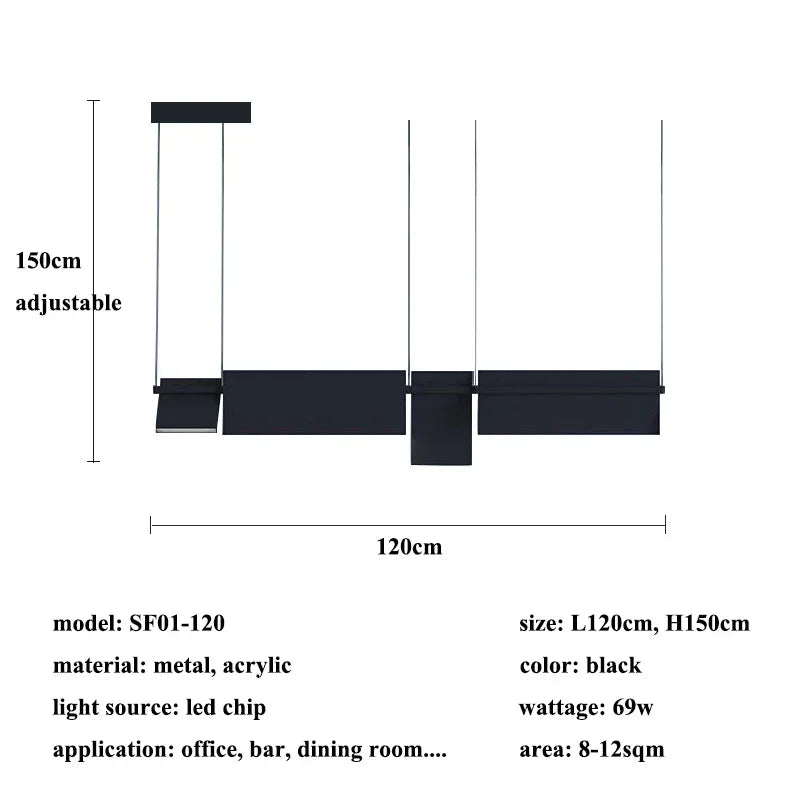 Rotating LED Chandelier