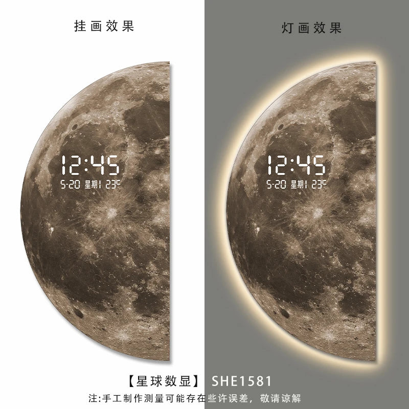 Planet Clock Mural