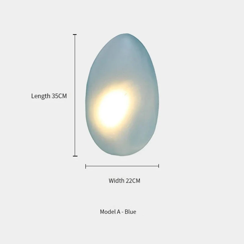 Nordic Designer Wall Lamp Pebble