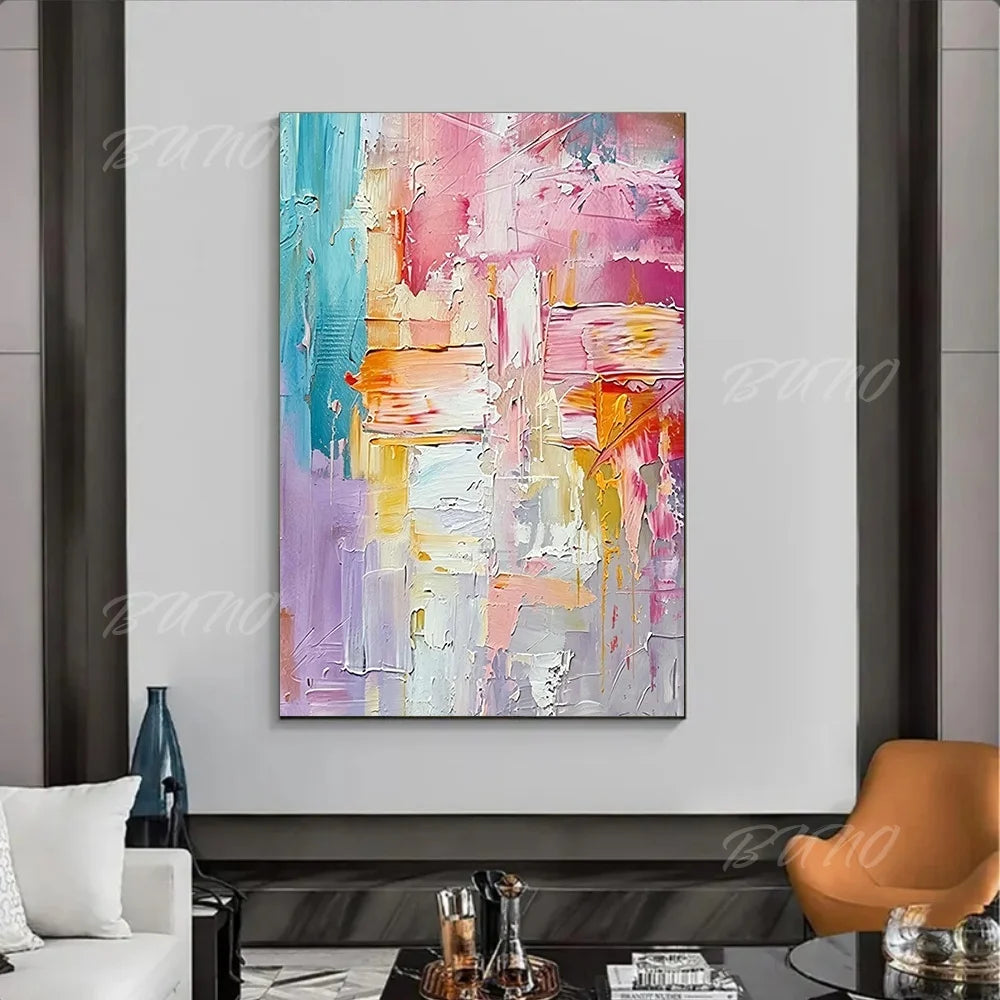 Thick Impasto Palette Painting